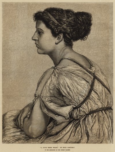 A Young Greek Woman by Edith Martineau